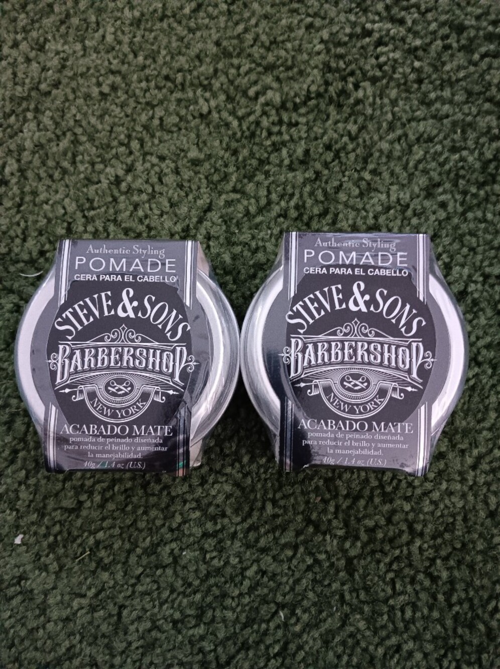 Steve&Sons Barbershop Pomade. 2pk 40g. 1.4 oz.